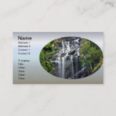 Alps Mountain Top Waterfall Visitekaartje (Voorkant)