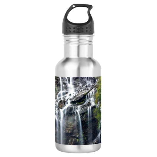 Alps Mountain Top Waterfall Waterfles (Voorkant)