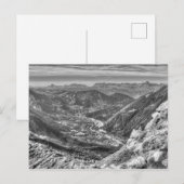 Alps Mountain Valley Briefkaart (Voorkant / Achterkant)