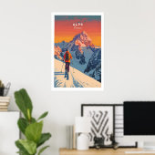 Alps Print Frankrijk 1 (Thuiskantoor)