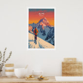 Alps Print Frankrijk 1 (Keuken)