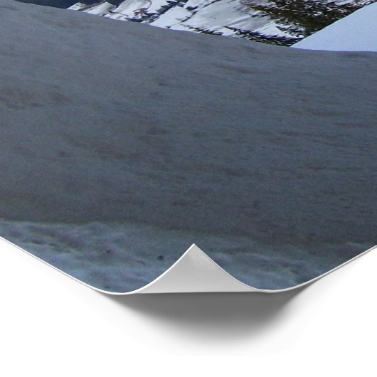 Alps-venster Uitzicht Foto Poster (Hoek)