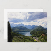 Alpsee Lake, Beieren, Duitsland Briefkaart (Voorkant / Achterkant)