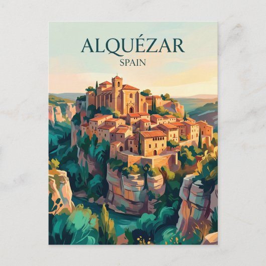 Alquézar Spanje Briefkaart (Voorkant)