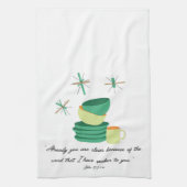 Already You Are Clean” John 15:3  Tea Towel Theedoek (Verticaal)