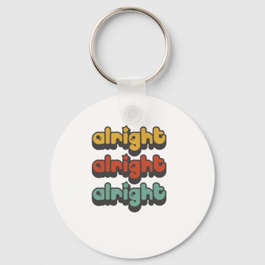 ALRIGHT-ALRIGHT-ALRIGHT-HIPPY-STAR SLEUTELHANGER (Voorkant)
