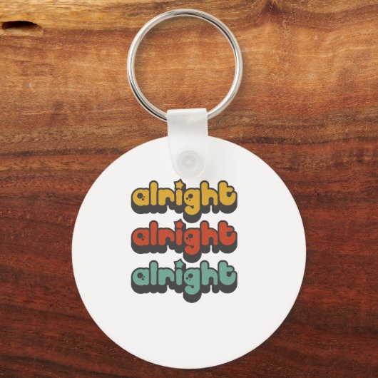 ALRIGHT-ALRIGHT-ALRIGHT-HIPPY-STAR SLEUTELHANGER (Voorkant)