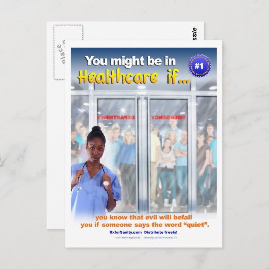 Als #1 briefkaart (Voorkant / Achterkant)