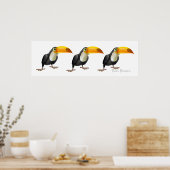 Als 2 Toucan, 3 Toucan ook - SRF Poster (Keuken)