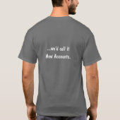 Als accountbeheer eenvoudig is... t-shirt (Achterkant)