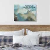 Als adelaars zweven omwikkeld canvas (Insitu (Slaapkamer))