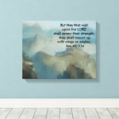 Als adelaars zweven omwikkeld canvas afdruk (Insitu (Houten vloer))