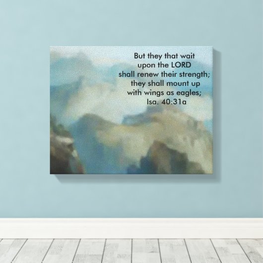 Als adelaars zweven omwikkeld canvas afdruk (Insitu (Houten vloer))