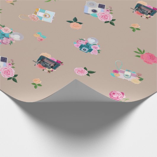 als Afbeelding camera's Cadeaupapier (Hoek)