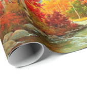 als Afbeelding valt het landschap uit Cadeaupapier (Rol Hoek)