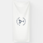 Als al anders drink martini ontbreekt spandoek (Verticaal)