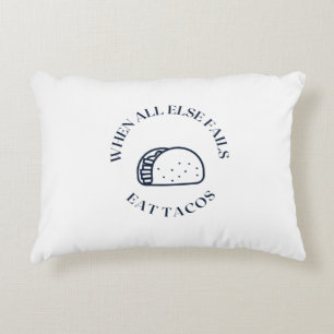 Als al het andere faalt eet taco's accent kussen