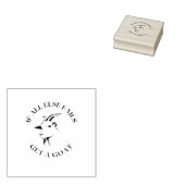 Als al het andere faalt krijg een geit rubberstempel (Gestempeld)