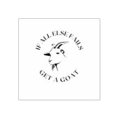 Als al het andere faalt krijg een geit rubberstempel (Afrduk)