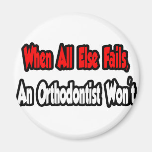 Als al het andere mislukt, zal een orthodontist da magneet