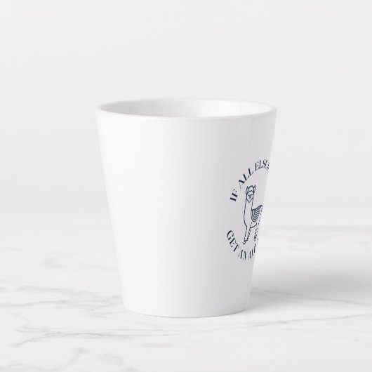 Als al het andere ontbreekt krijg een alpaca latte mok (Voorkant)