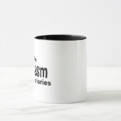 Als alleen Sarcasm verbrande calorieën Sarcastisch Mok (Midden)