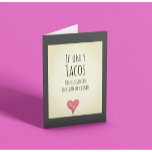 Als alleen tacos kanker doodde in plaats van chemo kaart<br><div class="desc">Als alleen taco's kanker doodden in plaats van chemo! Kanker en chemo lichte humor</div>