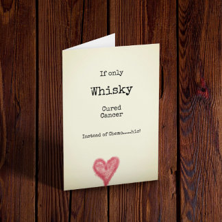 Als alleen whisky-kanker in plaats van chemo wordt kaart