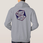 Als alles anders faalt, gebruik dan een vuurbal. hoodie (Achterkant)