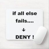 als alles anders faalt muismat (Met muis)