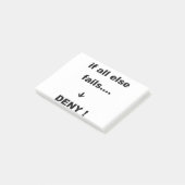 als alles anders faalt post-it® notes (Schuin)