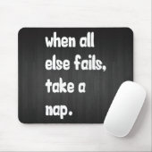 Als alles mislukt, neem dan een nap muismat (Met muis)