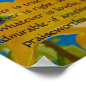 Als alles uitstekend of prijzenswaardig is poster (Hoek)