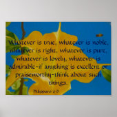 Als alles uitstekend of prijzenswaardig is poster (Voorkant)