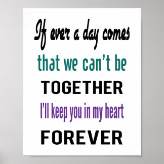 Als altijd Poster (standaard lijst afbeelding)