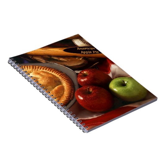 Als Amerikaans als Apple Pie Notitieboek (Rechterzijde)