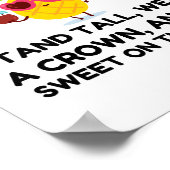 Als ananas draag poster (Hoek)