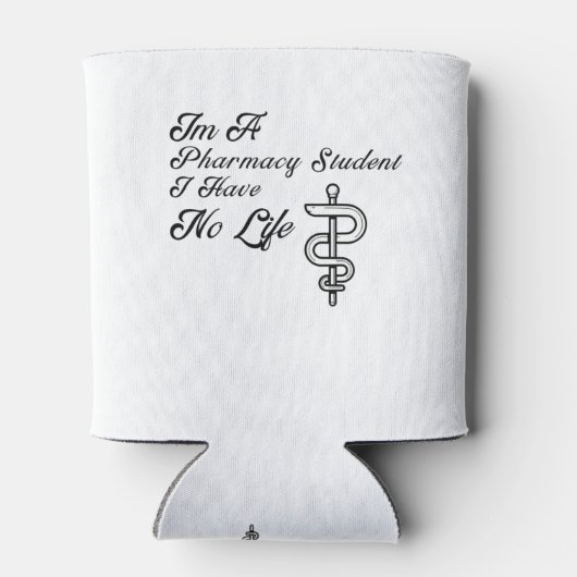 Als apotheker heb ik geen leven blikjeskoeler (Achterkant)