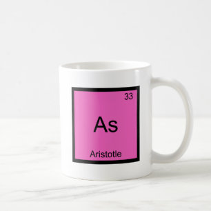 Als - Aristoteles Grappig Element Chemie Symbool T Koffiemok