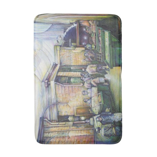 Als Art zich ontkent, dan zal Grace het overdragen Badmat (Voorkant Verticaal)