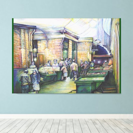 Als Art zich ontkent, dan zal Grace het overdragen Canvas Afdruk (Insitu (Houten vloer))