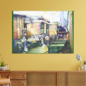 Als Art zich ontkent, dan zal Grace het overdragen Canvas Afdruk (Insitu (Woonkamer))