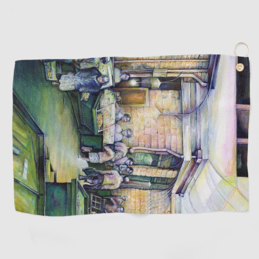 Als Art zich ontkent, dan zal Grace het overdragen Golfhanddoek (Horizontaal)