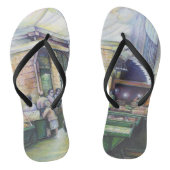 Als Art zich ontkent, dan zal Grace het overdragen Teenslippers (Voetbed)