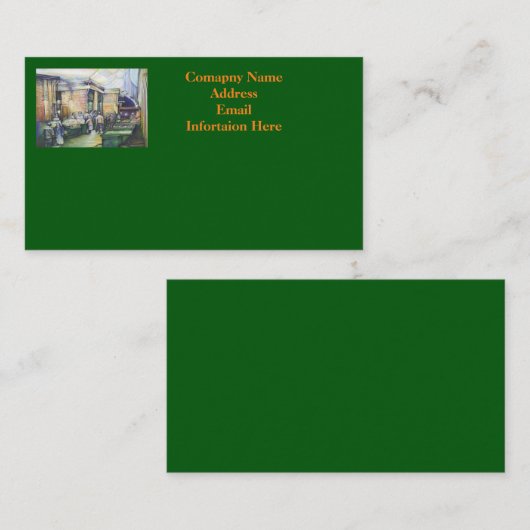 Als Art zich ontkent, dan zal Grace het overdragen Visitekaartje (Voorkant / Achterkant)