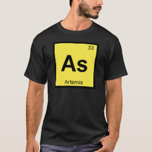 Als - Artemis Godin Chemie Periodiek Systeem T-shirt