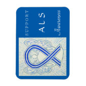 ALS Awareness Angel Custom Magnet Magneet (Verticaal)