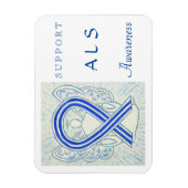 ALS Awareness Angel Custom Magnet Magneet (Verticaal)