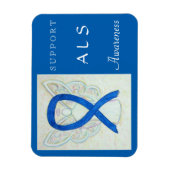 ALS Awareness Angel Custom Magnet Magneet (Verticaal)
