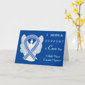 ALS Awareness Ribbon Angel Art Wenskaarten Kaart (Gele Bloem)